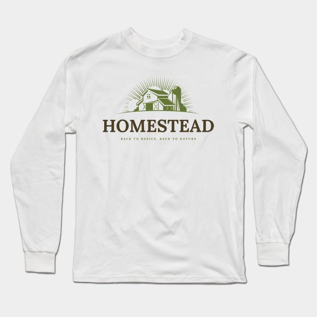 Homestead back to basics, back to nature Long Sleeve T-Shirt by Tshirts4